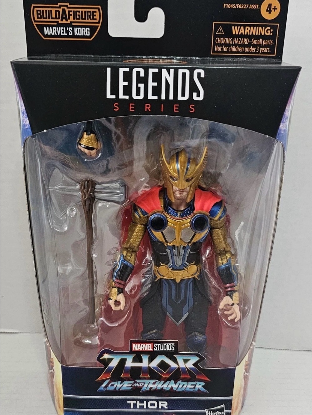 Hasbro Legends Series Thor Action Figure - Red, Gold, Blue, Black